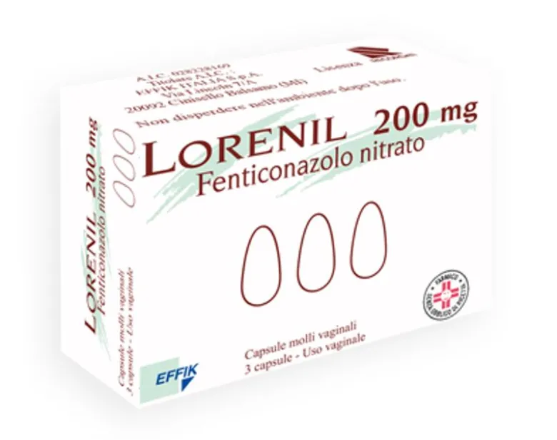 Lorenil 200mg 3 capsule molli vaginali