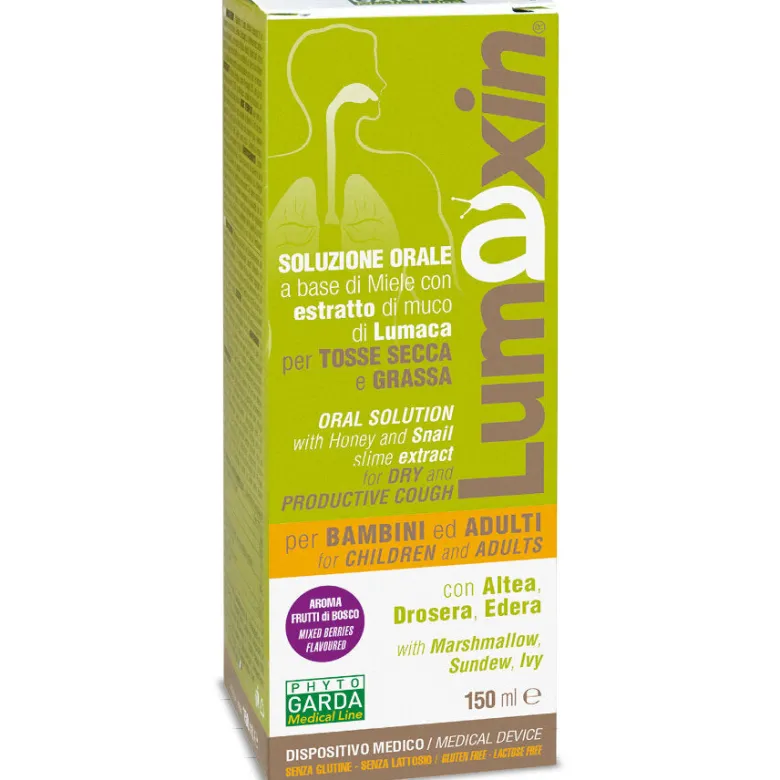 Lumaxin Sciroppo Adulti/Bambini 150ml Sollievo Tosse