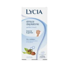 Lycia Perfect Touch pelli normali strisce depilatorie per braccia e gambe 20 strisce