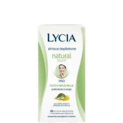 Lycia strisce viso depilatorie natural touch 10 strisce doppie