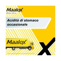 Maalox 400+400 Mg Contro Acidità di Stomaco Occasionale 40 cpr