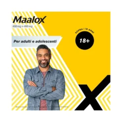 Maalox 400+400 Mg Contro Acidità di Stomaco Occasionale 40 cpr