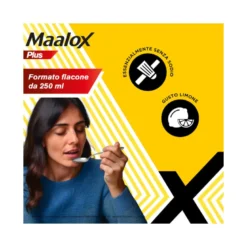 Maalox Plus Sospensione Orale Contro Bruciore e Acidità di Stomaco 250 ml