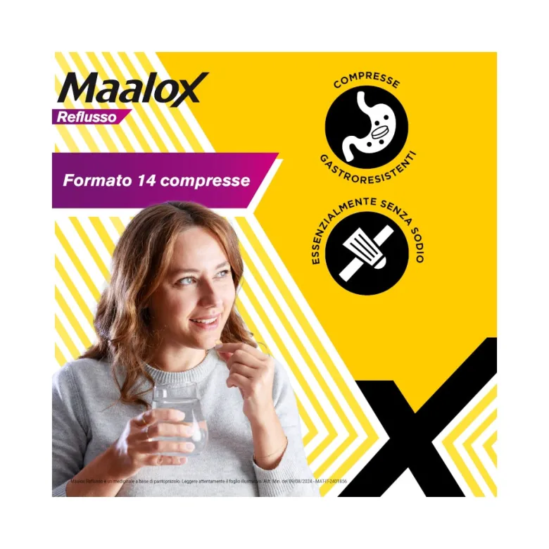 Maalox Reflusso Contro Reflusso Acido 14 Compresse