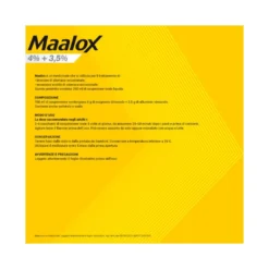 Maalox 400+400 Sospensione Orale Contro Acidità di Stomaco Occasionale 250 ml