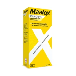Maalox 400+400 Sospensione Orale Contro Acidità di Stomaco Occasionale 250 ml