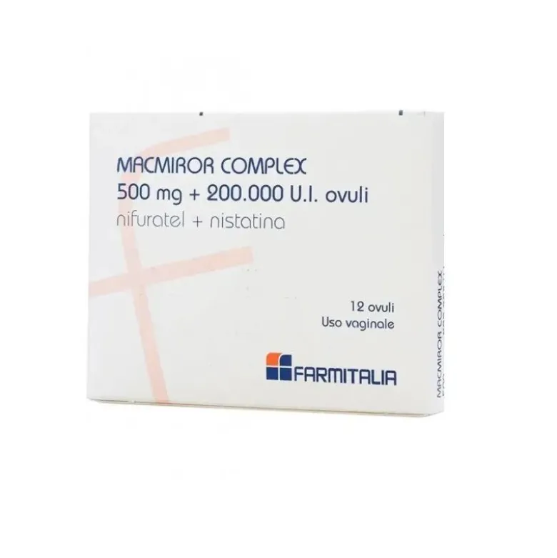 Macmiror Complex 500mg / 200.000 U.I. 12 ovuli vaginali