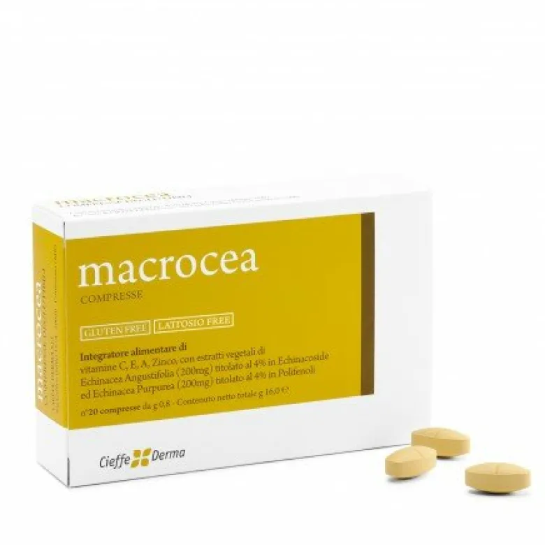 Macrocea 20 compresse per la normale funziona del sistema immunitario