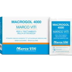 Macrogol 4000 20 Bustine - Lassativo Efficace in Polvere