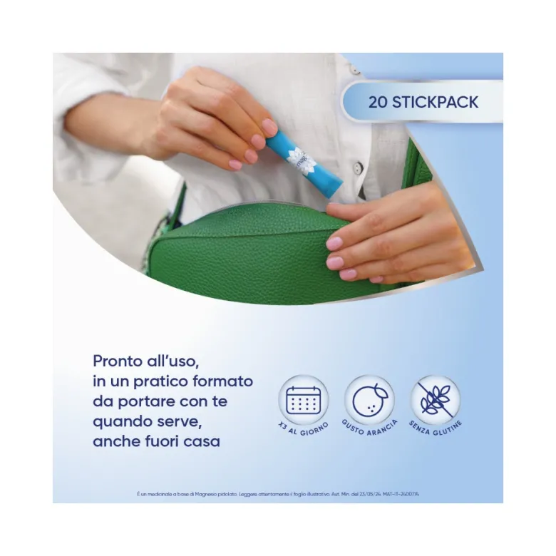 Mag2 Magnesio per soluzione orale 20 bustine monodose