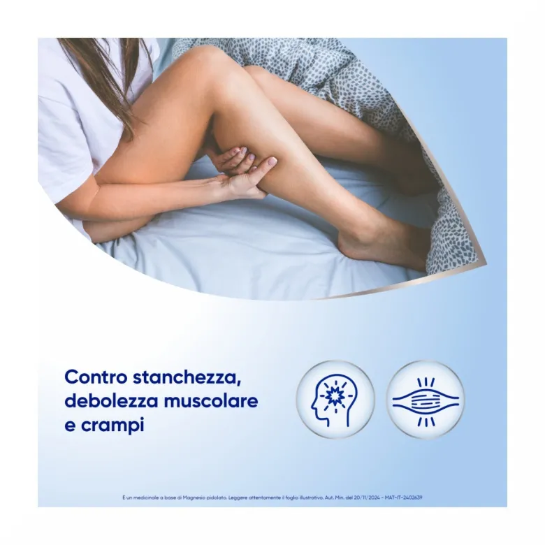 Mag2 Magnesio Pidolato per Stanchezza e Debolezza Muscolare 40 Bustine