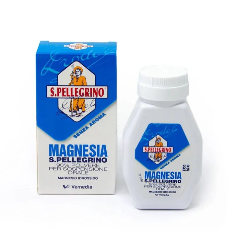 Magnesia San Pellegrino 90% Polvere Effervescente Senza Aroma 100 g