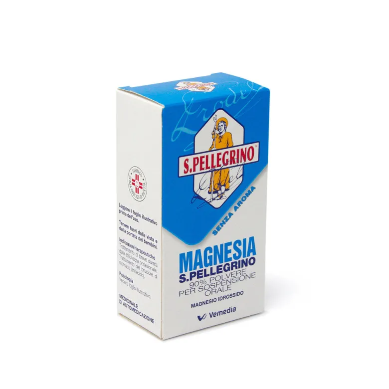 Magnesia San Pellegrino 90% Polvere Effervescente Senza Aroma 100 g