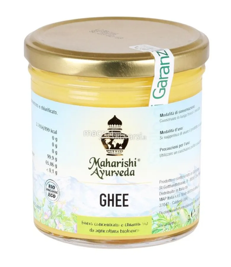Maharishi Ayurveda GHEE Bio Burro concentrato e chiarificato 220g