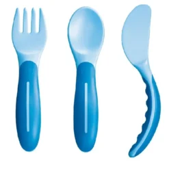 Mam Baby's Cutlery posate funzionali e sicure colore azzurro