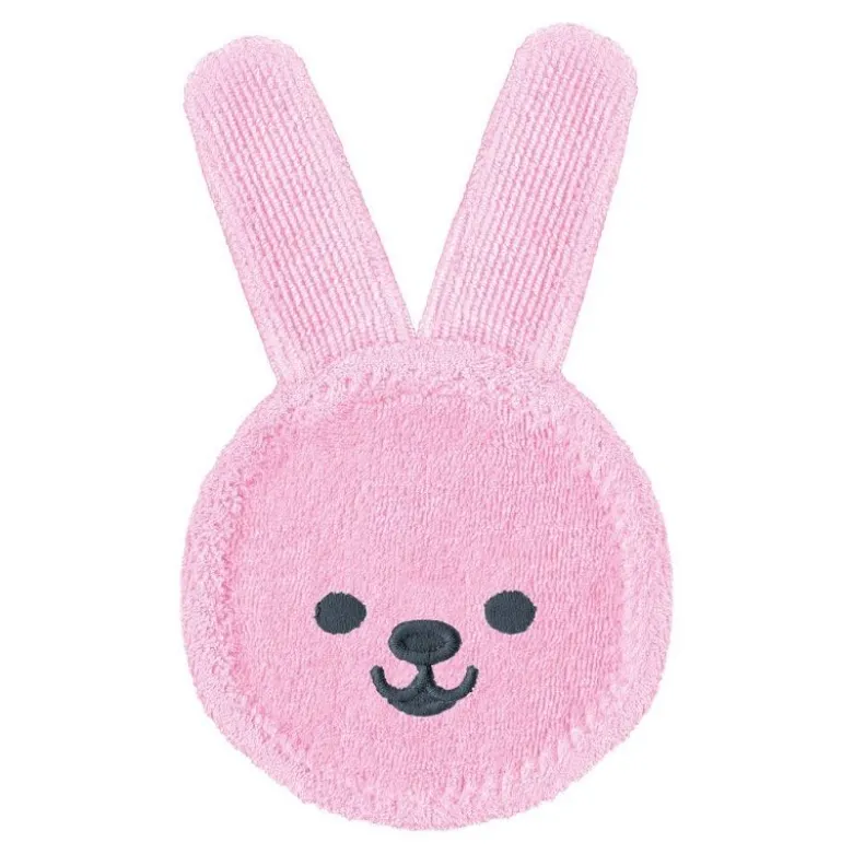 Mam Oral Care Rabbit Guanto bimba in microfibra per la pulizia della cavità orale 0+ mesi