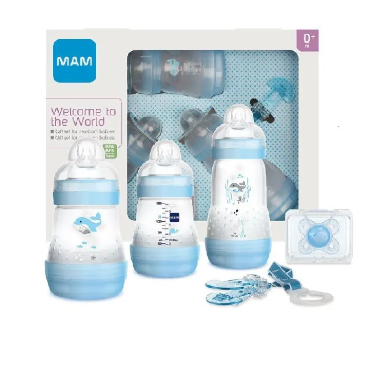 Mam Welcome to the world Set regalo per neonati colore azzurro 0+ mesi