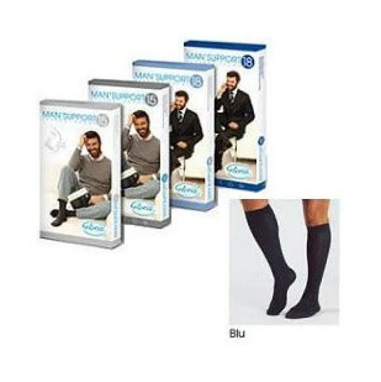 Man Support 18 Cotone Gambaletto 18 Blu 3