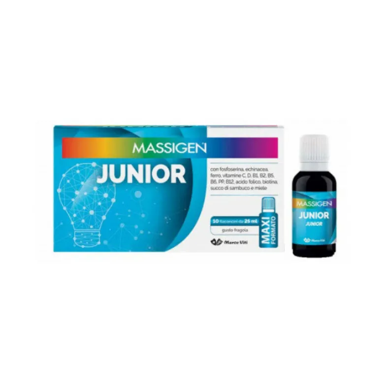 Marco Viti Massigen Junior gusto Fragola 10 flaconcini