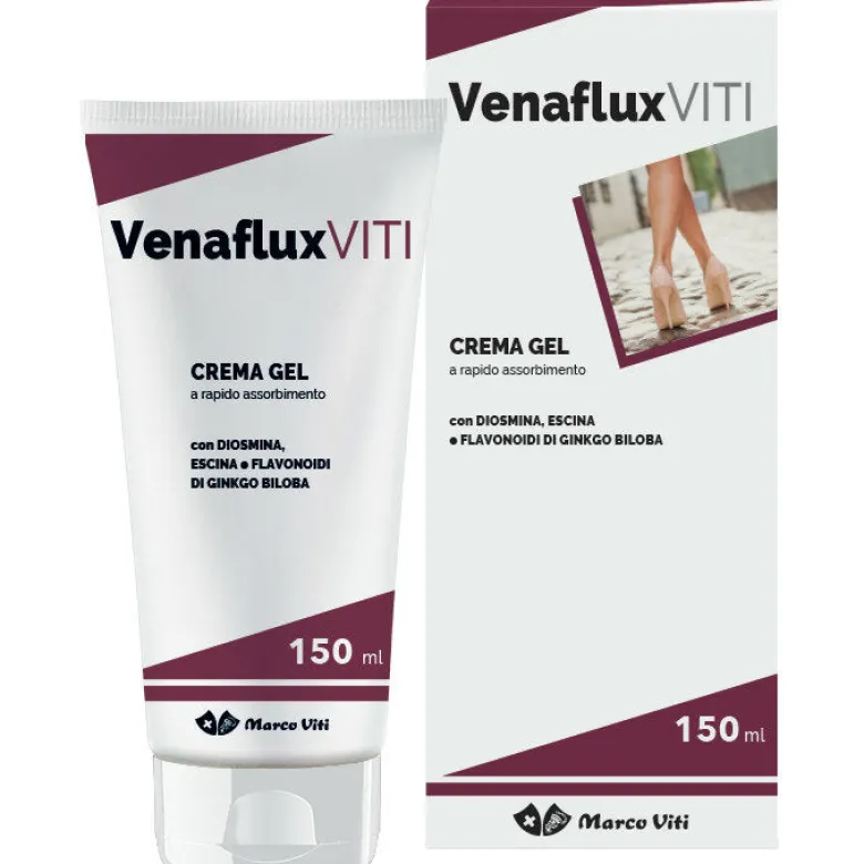 Marco Viti Venaflux Viti Crema Gel Riattiva il Microcircolo e dona Sensazione di Freschezza 150ml