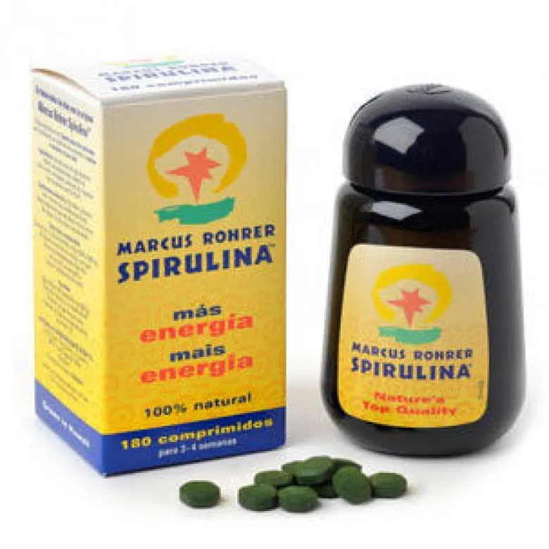 Marcus Rohrer Spirulina integratore alimentare ricostituente 180 compresse