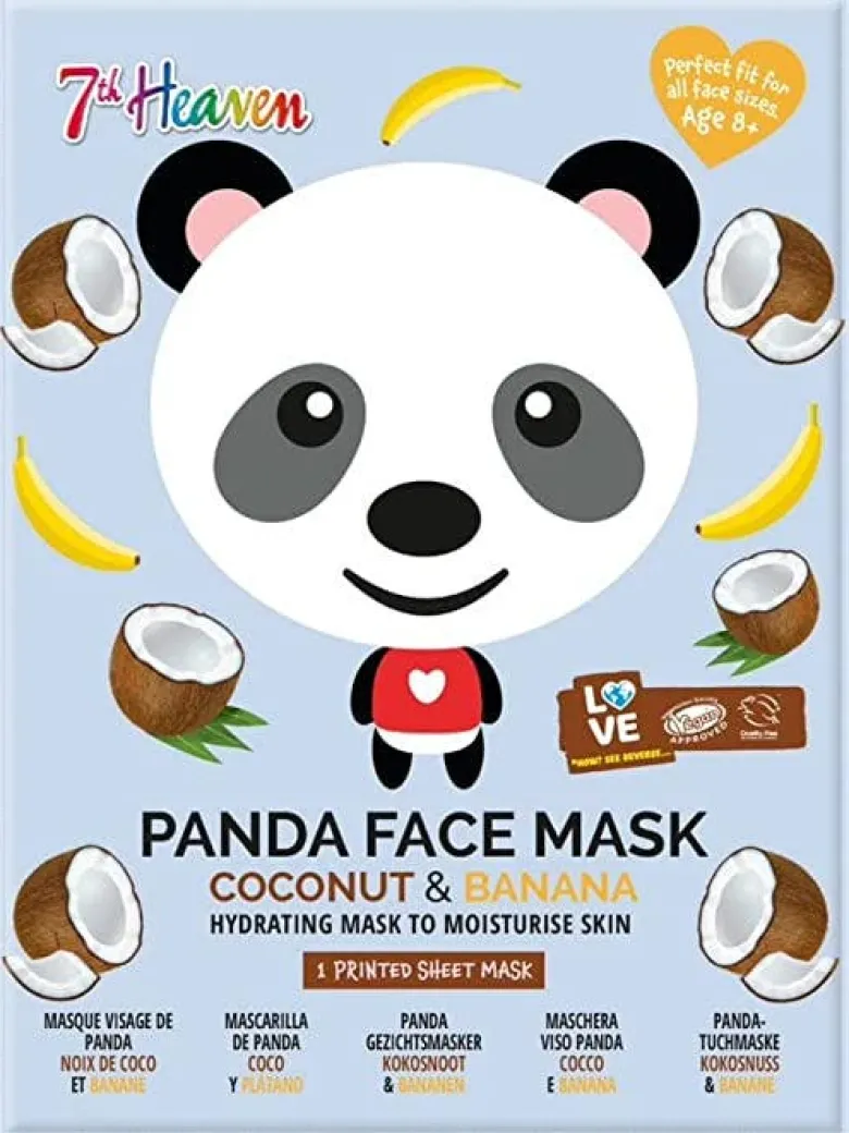 Maschera Viso Cosmetica Cocco e Banana