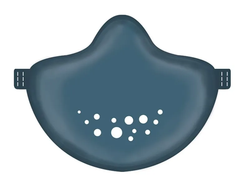 Mascherina Lavabile Colore Blu Koziol