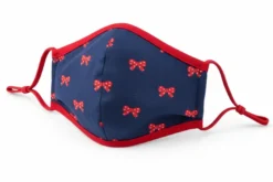Mascherina Protettiva Lavabile Adulti Jeans/Rossa Fiocchi 3 Pezzi