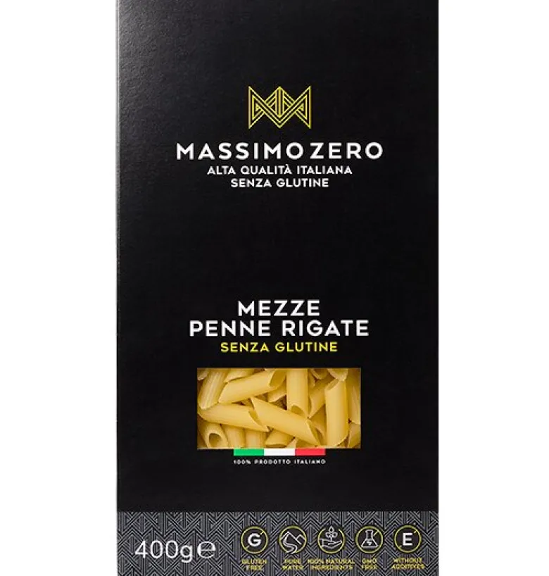 Massimo Zero Mezze Penne Rigate Senza Glutine 400g