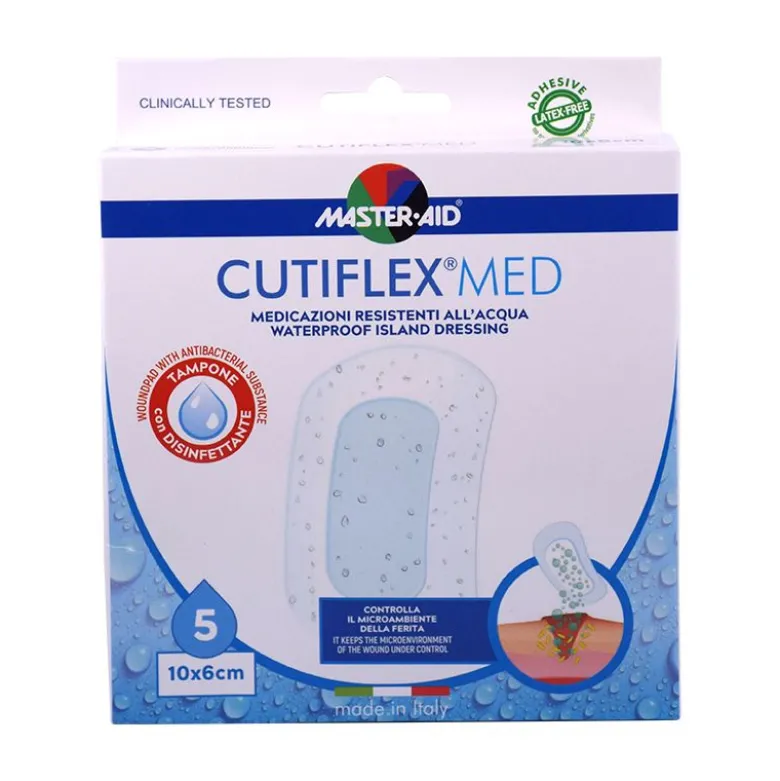Master Aid Cutiflex Med cerotti 10x6cm 5 pezzi