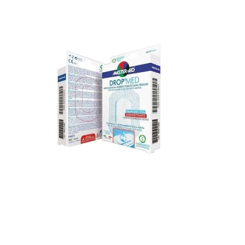 Master-Aid Drop Med medicazione adesiva 15x17cm 3 pezzi