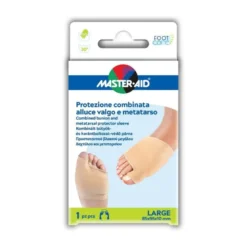 Master-Aid Foot Care Protezione Combinata Alluce Valgo e Metatarso 1 pezzo large