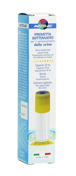 Master Aid Provetta sottovuoto sterile per urine 10 ml