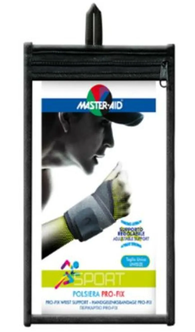 Master Aid Sport fascia polsiera pro-fix taglia unica