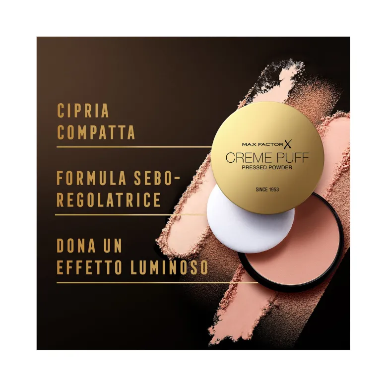 Max Factor Cipria Creme Puff Powder 42 Deep Beige