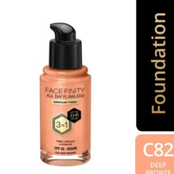 Max Factor Fondotinta Facefinity All Day Flawless 3In1 C82 Deep Bronze 30ml