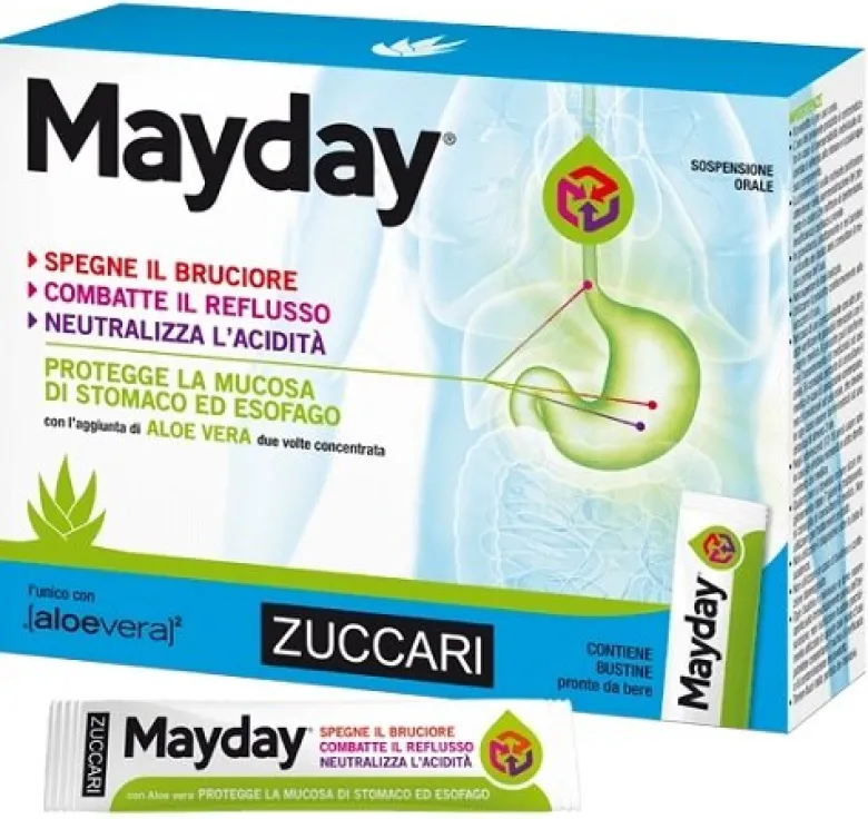 Mayday Sospensione Per Uso Orale Alla Menta 12 Bustine 10ml