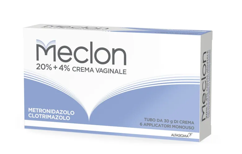Meclon Crema Vaginale 30g 20 %+ 4 % + 6 Applicatori