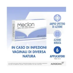 Meclon Crema Vaginale 30g 20 %+ 4 % + 6 Applicatori