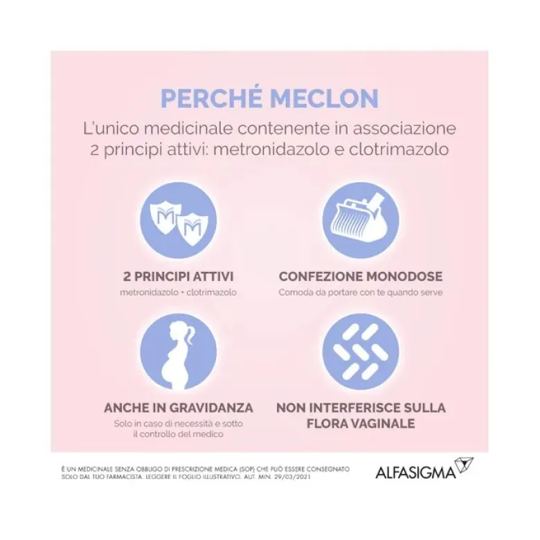 Meclon 100mg+500mg 10 ovuli vaginali