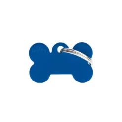 Medagliettacollezione Basic Osso Piccolo Blu in Alluminio