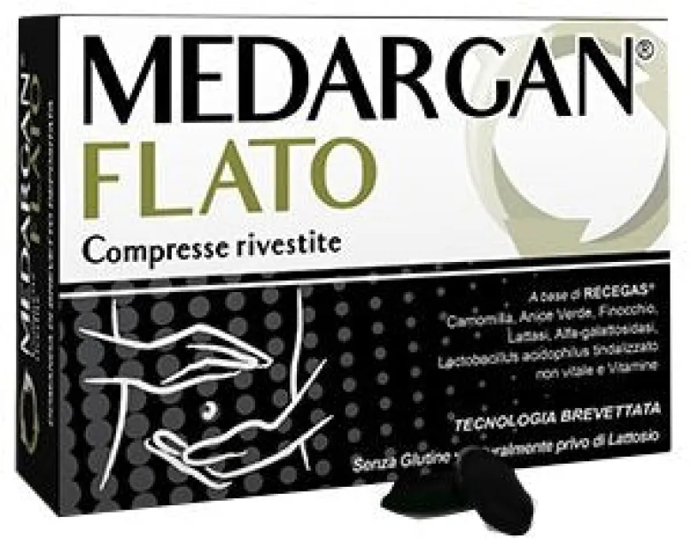 Medargan Flato pre la regolare motilità gastrointestinale 30 compresse