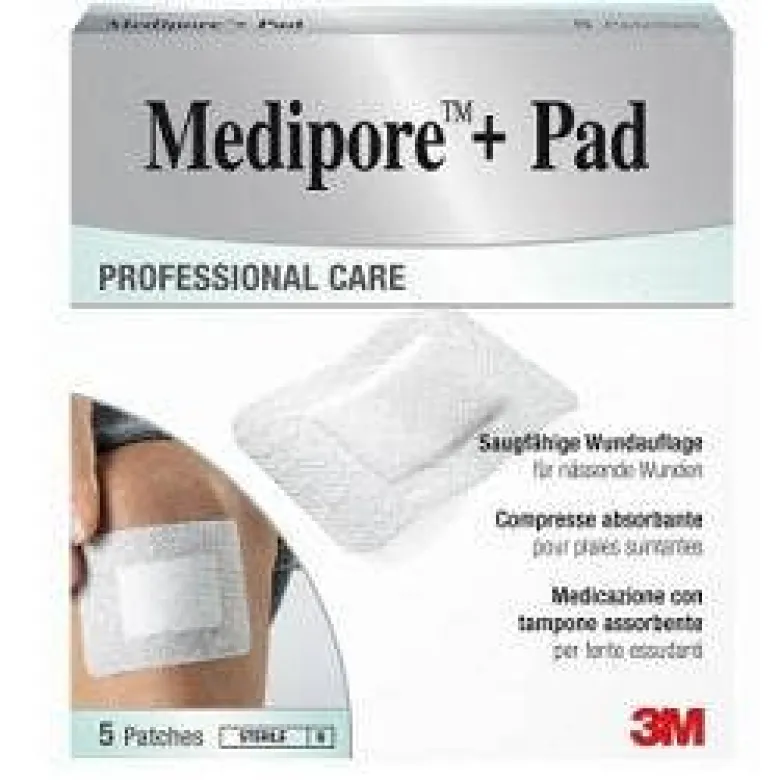 Medipore + Pad 5x7,2cm 5 Pezzi