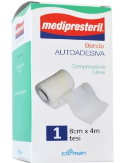 MediPresteril 1 benda autoadesiva 8cmx4m