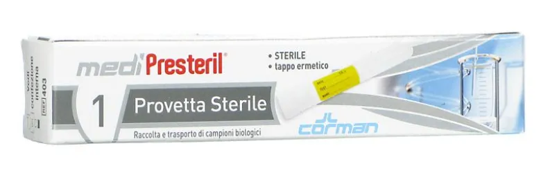 Medipresteril 1 provetta sterile