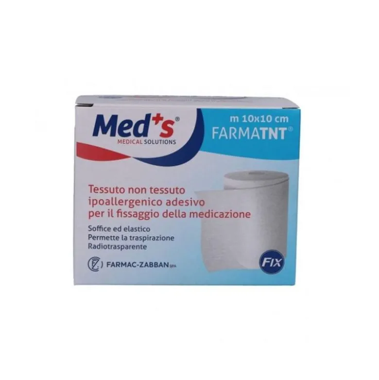Meds Fix Cerotto TNT Ipoallergenico Adesivo 10mtx10cm Sicuro
