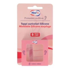 Meds Tappo Auricolare in Silicone Scatola 8 Pezzi