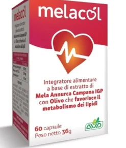 Melacol integratore alimentare utile per il metabolismo dei lipidi 60 capsule