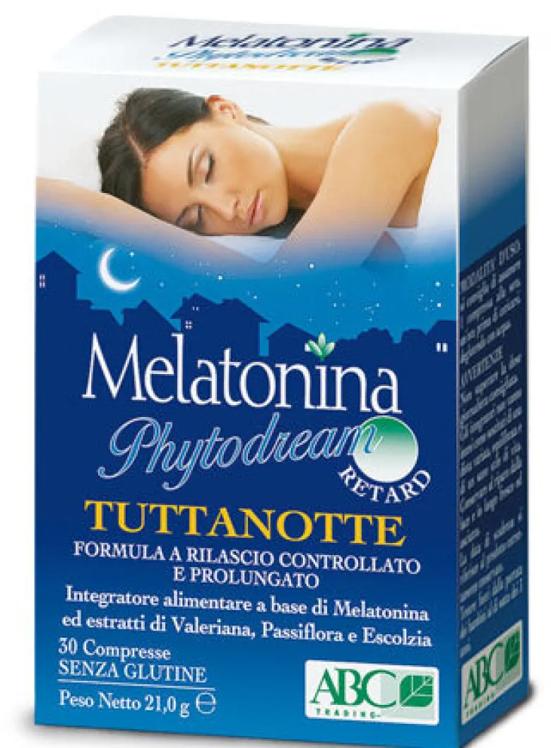 Melatonina Phytodream Retard tuttanotte 30 compresse