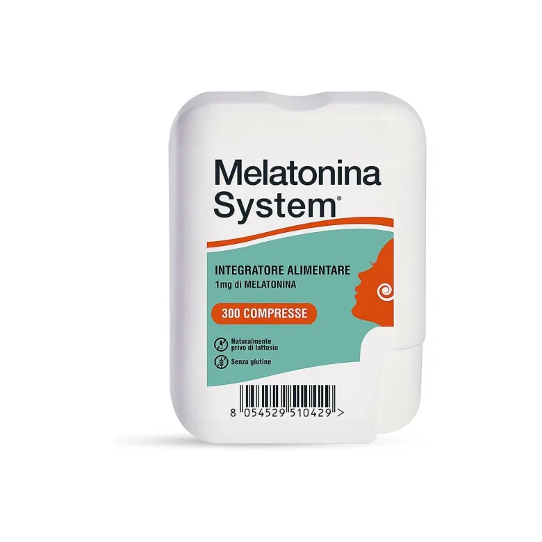 Melatonina System Utile Per Combattere Stree e Insonnia 300 Compresse